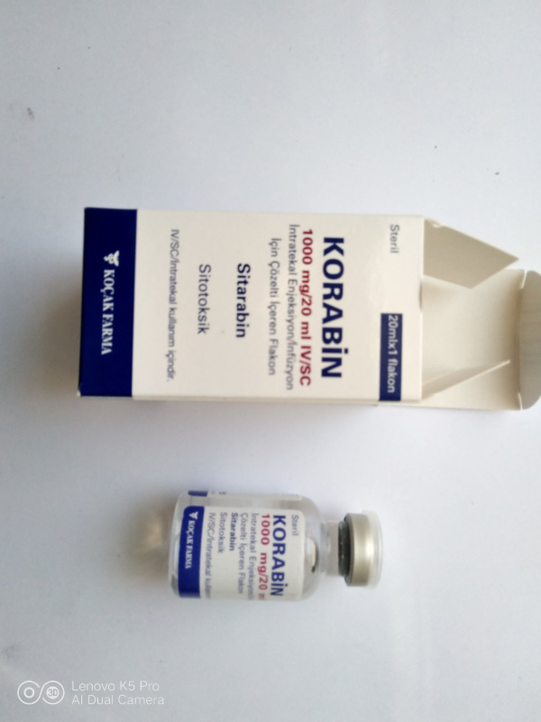 Cytarabine 1000 mg powder for solution for injection (IV/SC) (Ko?ak, Turkey)
