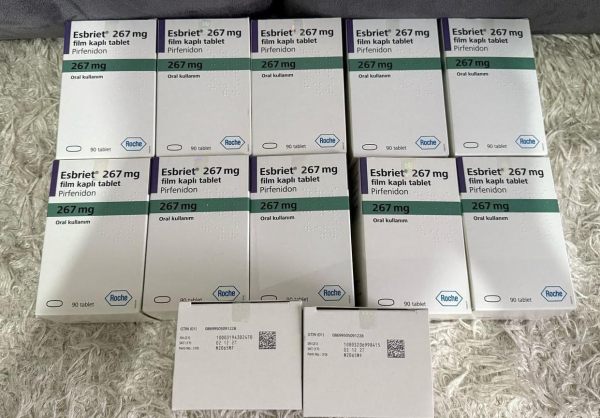 Esbriet (pirfenidone) 267 mg film-coated tablets, 90 tablets — original (F. Hoffmann-La Roche)