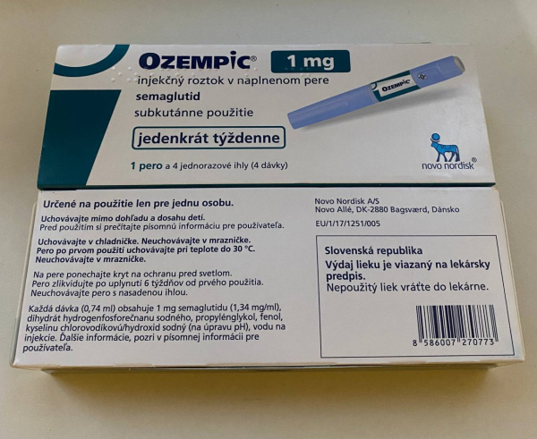 Ozempic (semaglutide) 1 mg/— solution for injection in pre-filled pen, 1 pen