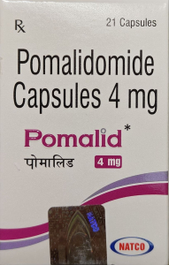 Image - Imnovid (pomalidomide) 4 mg hard capsules, 21 capsules — generic (India)