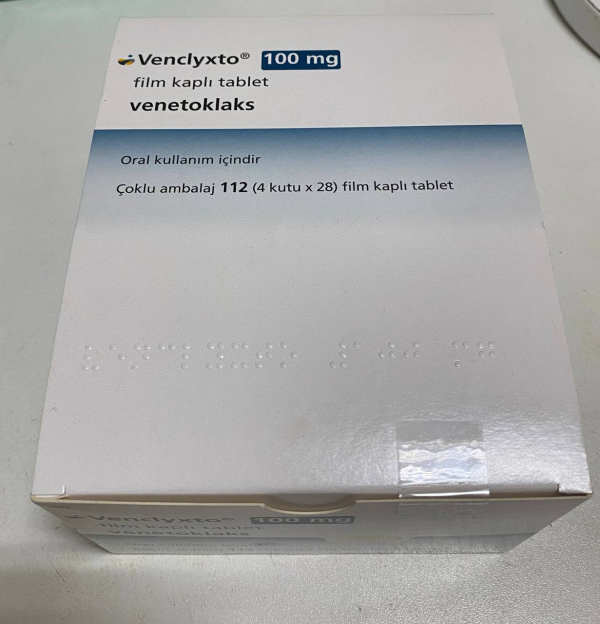 Venclexta / Venclyxto (venetoclax) 100 mg film-coated tablets, 112 tablets — original (AbbVie, Ireland)