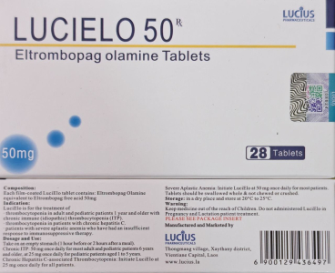 Image - Revolade, Eltrombopag 50 mg film-coated tablets, 28 tablets — generic (Bangladesh)