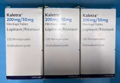 Image - Kaletra (lopinavir 200 mg / ritonavir 50 mg) film-coated tablets, 120 tablets (AbbVie)
