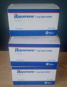Image - Rapamune (sirolimus) 1 mg tablets, 100 tablets — original (Pfizer, Italy)