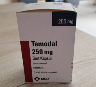 Image - Temodal (temozolomide) 250 mg hard capsules, 5 capsules — original (MSD, Finland)