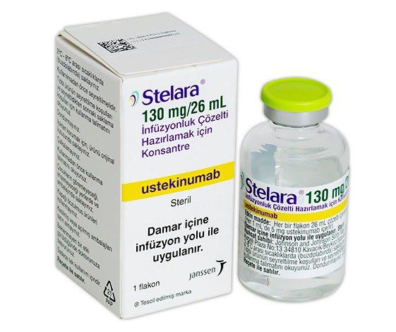 Stelara (ustekinumab) 130 mg concentrate for solution for infusion, 1 vial — original (Cilag AG, Switzerland)