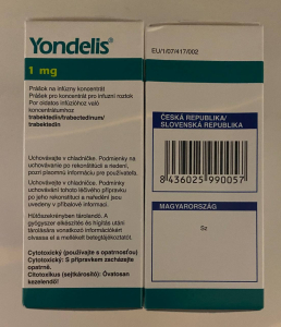 Image - Yondelis (trabectedin) 1 mg powder for solution for infusion — original 