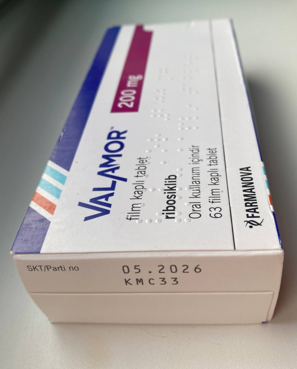 Kisqali / Valamor (ribociclib) 200 mg film-coated tablets, 63 tablets — original (Novartis, Europe)