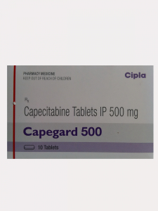 Image - Capecitabine 500 mg film-coated tablets, 120 tablets — generic (India)