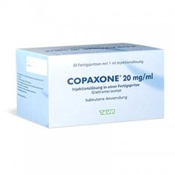 Copaxone (glatiramer acetate) 40 mg/1 mL pre-filled syringes, 28 syringes — original (Teva, Israel)