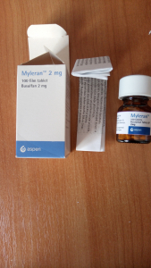 Image - Myleran (busulfan) 2 mg tablets, 100 tablets — original (Aspen, Germany)