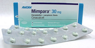 Image - Mimpara (cinacalcet) 30 mg film-coated tablets, 28 tablets (Amgen, USA)