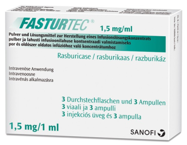 Image - Fasturtec / Elitek (rasburicase) 7.5 mg/5 mL powder and solvent for solution for infusion, 1 vial — France