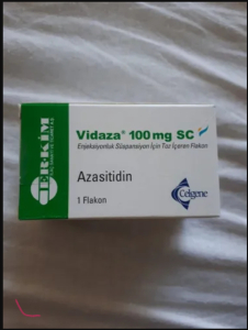 Image - Vidaza (azacitidine) 100 mg powder for suspension for injection — original (Celgene, Switzerland)