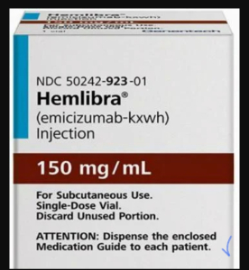 Image - Hemlibra 150 mg/mL (emicizumab) solution for injection, 1 mL pre-filled syringe — original