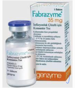 Image - Fabrazyme (agalsidase beta) 35 mg powder for concentrate for solution for infusion, 1 vial (Genzyme, Ireland)
