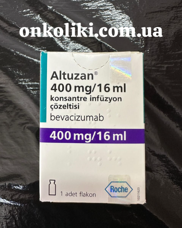 Avastin (bevacizumab) 400 mg/16 mL concentrate for solution for infusion — original (Roche, Germany)