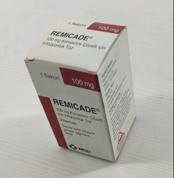 Remicade (infliximab) 100 mg powder for concentrate for solution for infusion, 1 vial (Merck Sharp )